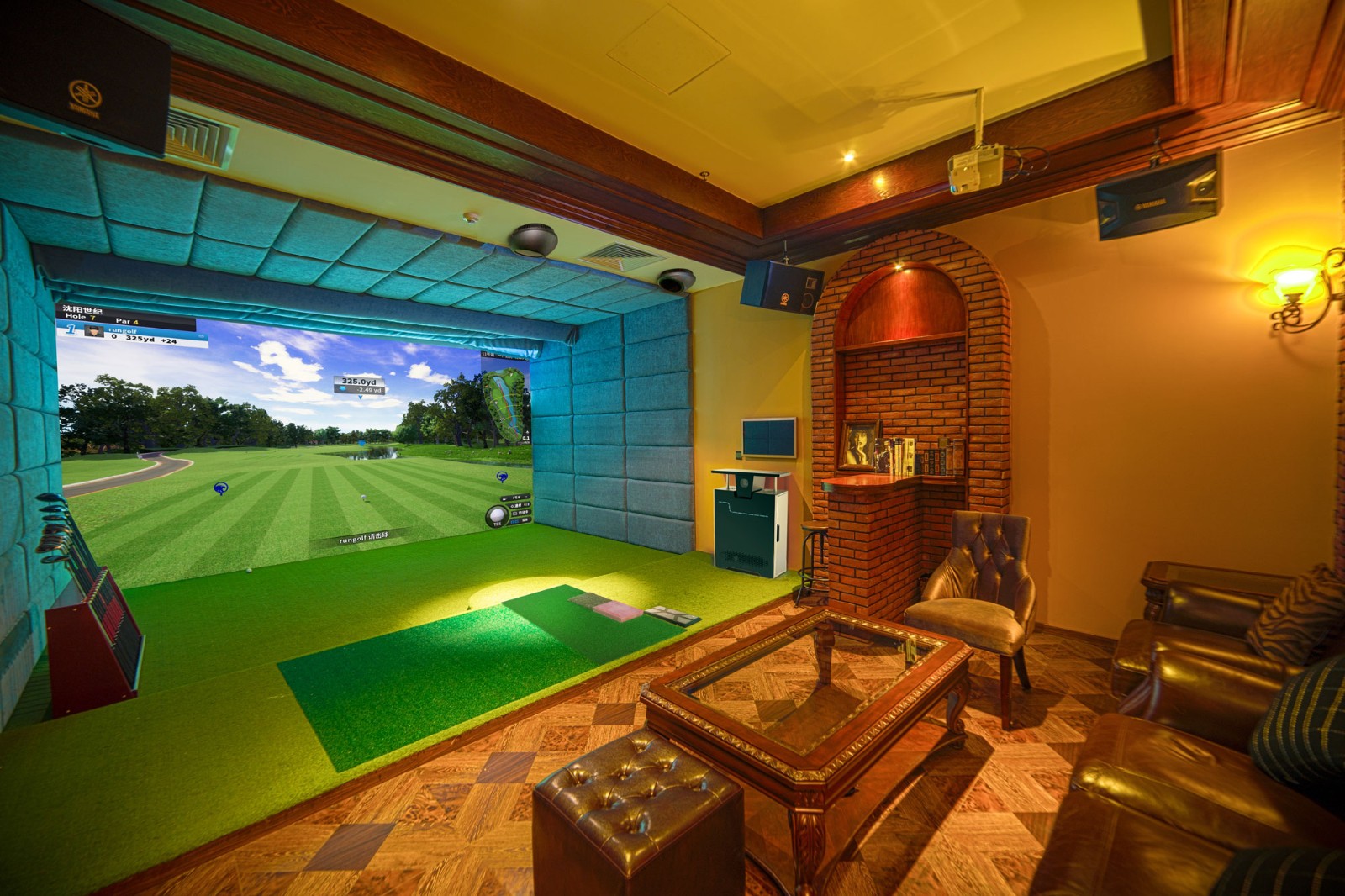 30㎡ 打造奢美高尔夫模拟器空间 尊享私家高尔夫-深圳市如歌科技有限公司
